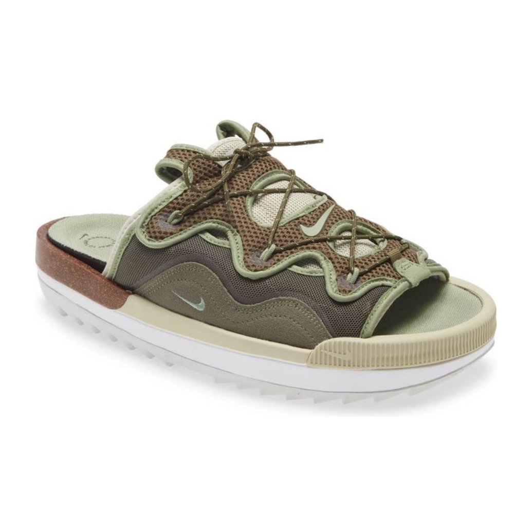 Nike Offline 2.0 Mule Sneaker - Olive / Oil Green - 9.5us Men.
